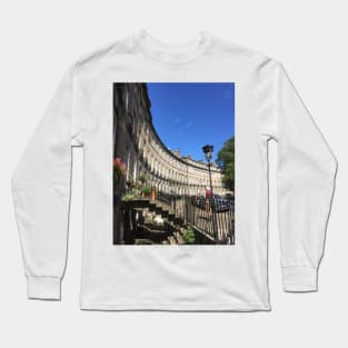 Terraced Houses In Sunny Edinburgh Long Sleeve T-Shirt